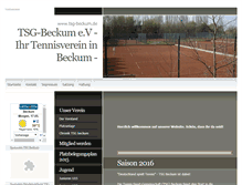 Tablet Screenshot of cgi.tsg-beckum.de